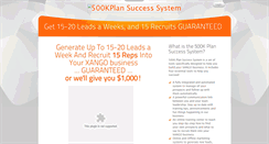 Desktop Screenshot of 500k.successproducts.com