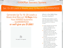 Tablet Screenshot of 500k.successproducts.com